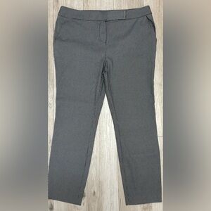 Jules & Leopold Women’s XL Dress Pants Black White Houndstooth Slim Tapered Work